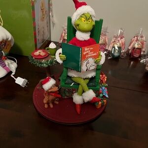 Department 56 Grinch Holiday Decor with Red and Green Accents